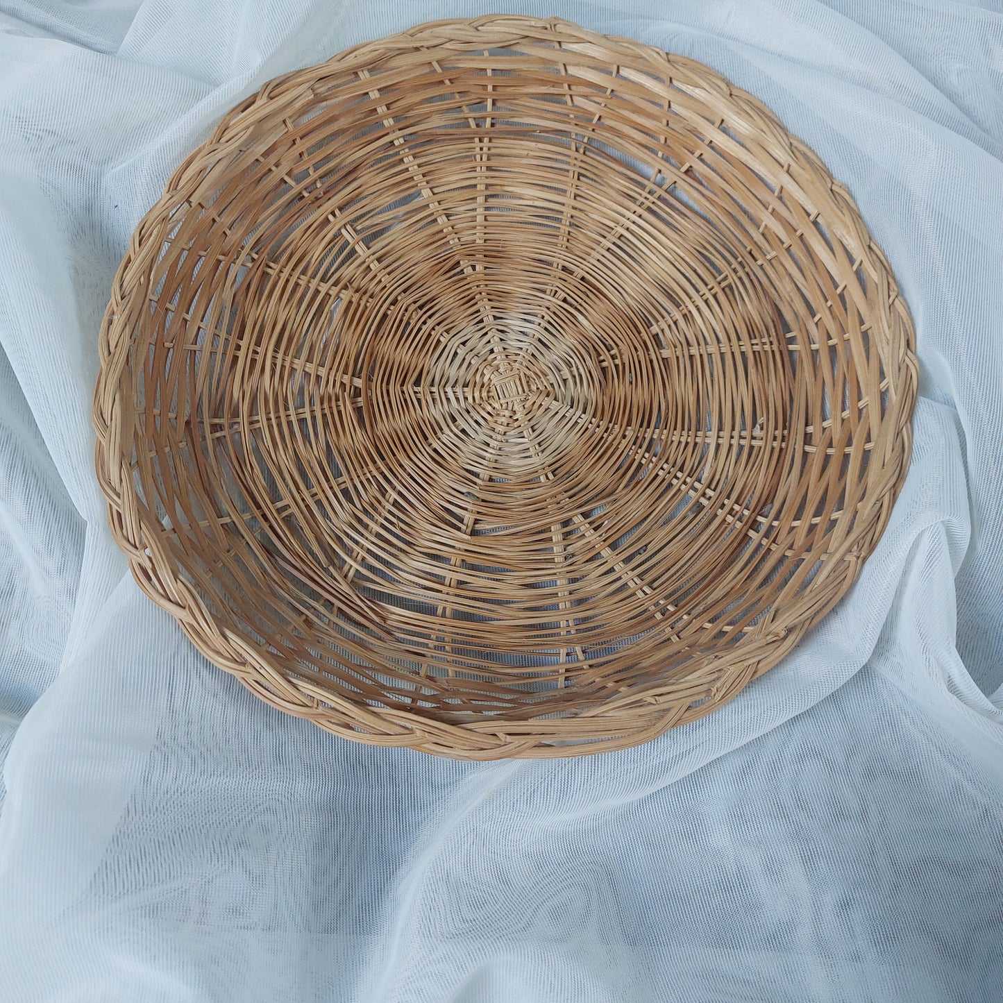 Wicker displah basket